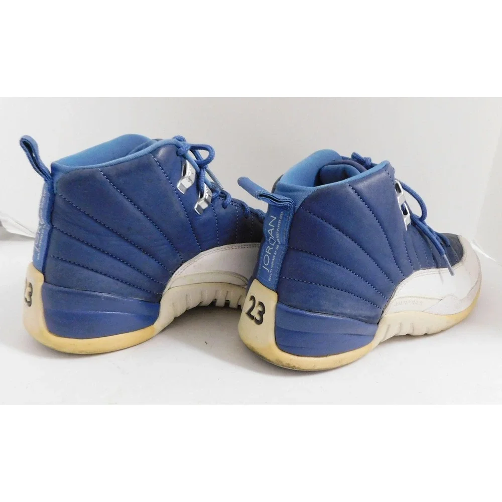 Nike Air Jordan 12 Retro Basketball Shoes Indigo Blue 130690-404 Men's Size 9.5